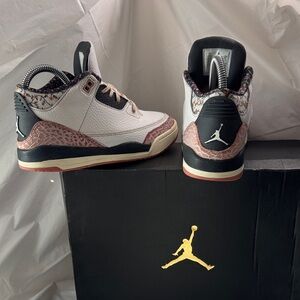 Jordan 3 Retro SE Air with Pink and Black Accents